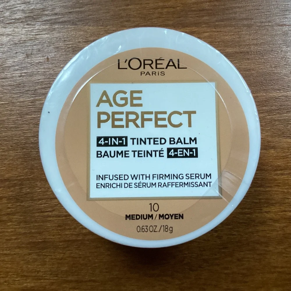L’Oréal Paris Age Perfect 4-in-1 Tinted Balm 10 Medium 18g/0.63oz New